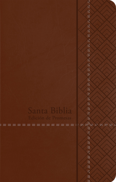 Biblia de Promesas RVR-1960, Letra Grande, Tamaño Manual, Piel especial, Café