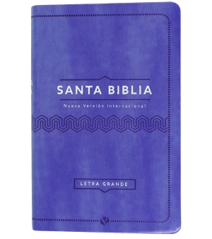 Biblia NVI, Tamaño Manual, Piel Especial, Lila