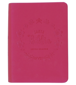 Biblia NVI, Tamaño Bolsillo, Piel Especial, Fucsia tornasolado