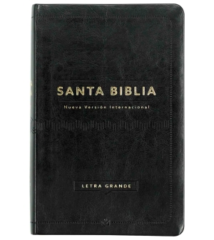 Biblia NVI, Tamaño Manual, Piel Especial, Negra