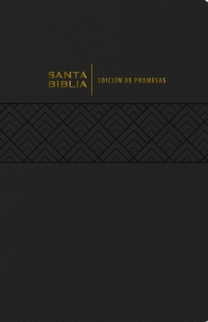 Santa Biblia de Promesas RVR-1960, Letra Gigante, Piel especial con cierre, Negra 