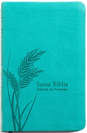 Santa Biblia de Promesas RVR-1960, Tamaño Manual / Letra Grande, Piel Especial, Menta