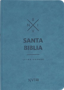Biblia NVI, Compacta, Piel Especial, Azul