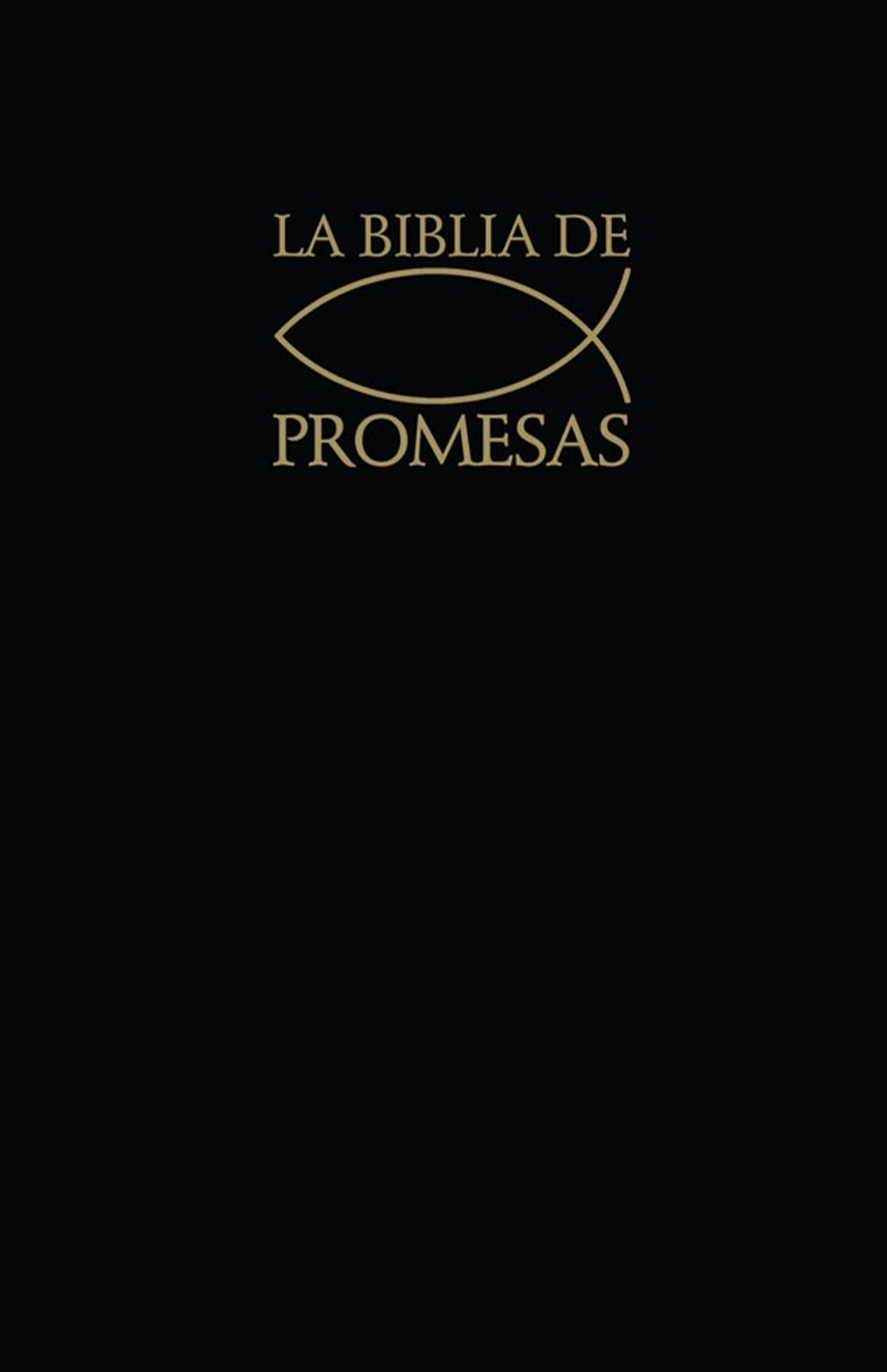 Biblia de Promesas RVR-1960, Tapa rústica, Negra